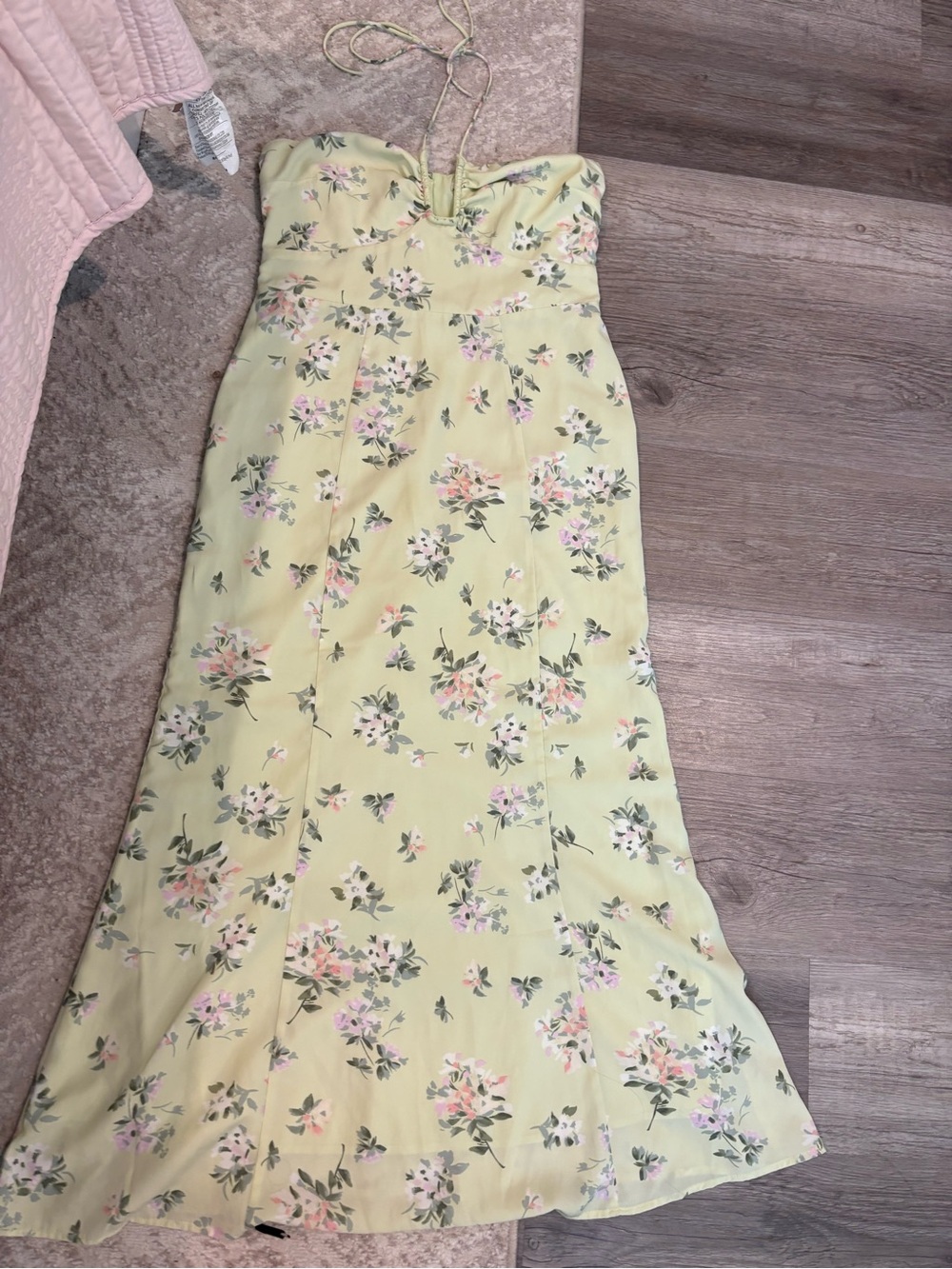 Abercrombie & Fitch Pale Green Strapless Dress